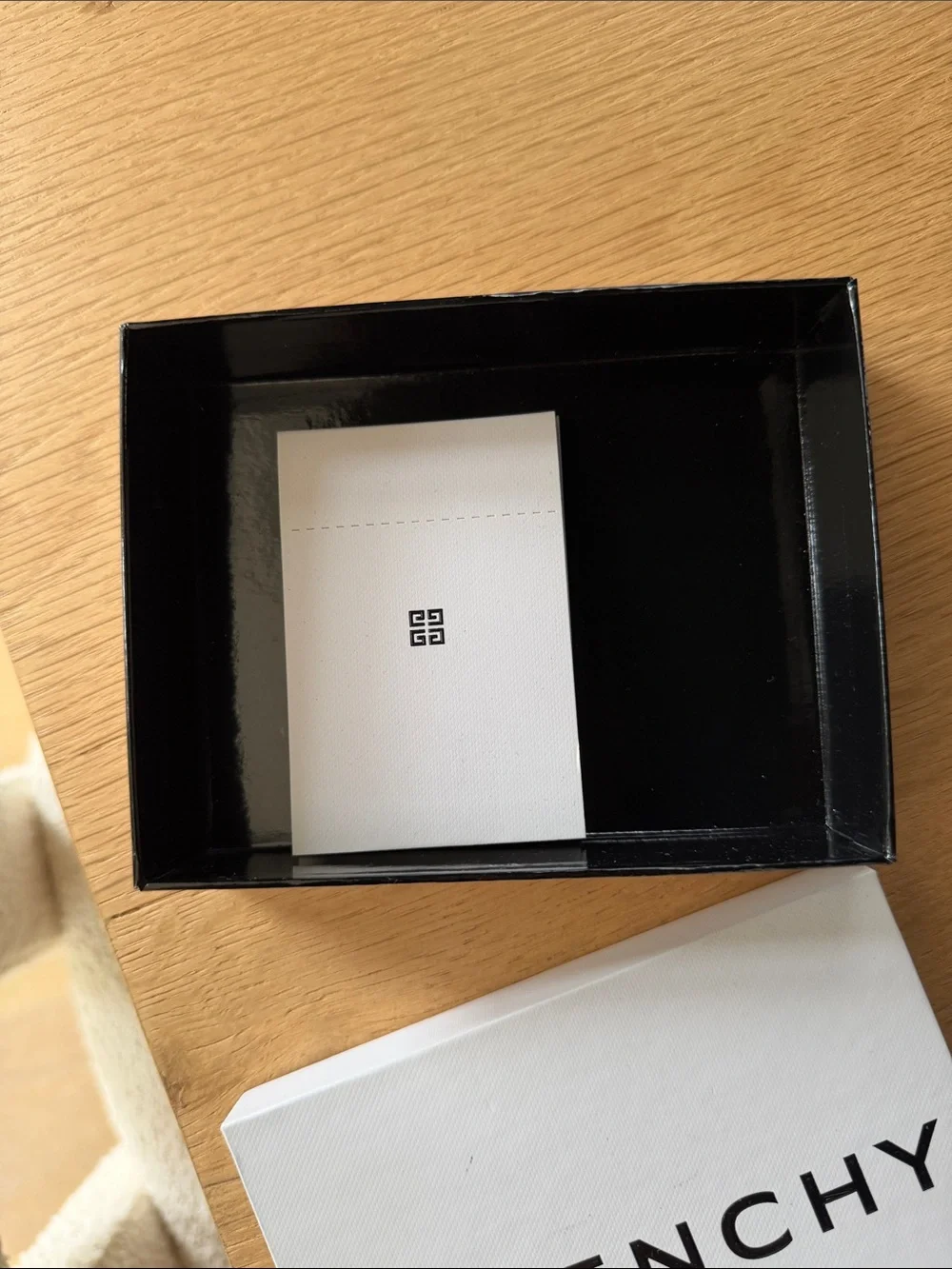 Givenchy Black Textured Leather Card Holder